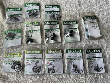 adv 60 / NIEUW mixset 13 blisters diverse MUSTAD ULTRAPOINT beschikbaar voor biedingen