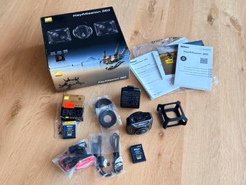 Als nieuw: Nikon Keymission 4k 360 camera. beschikbaar voor biedingen