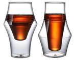 Set van 2 hittebestendige dubbelwandige glazen., Ophalen, Glas of Glazen, Overige stijlen, Glas