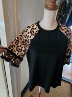 Superleuke Tijgerprint Top Maat 44/46 incl.verzenden €20,-, Bruin, Verzenden, Maat 42/44 (L), Nieuw