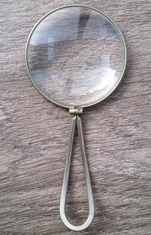 Om 1920-1930 Drukkerij Postzegel Loep Vergrootglas Leesloep, Antiek en Kunst, Antiek | Gereedschap en Instrumenten, Ophalen of Verzenden