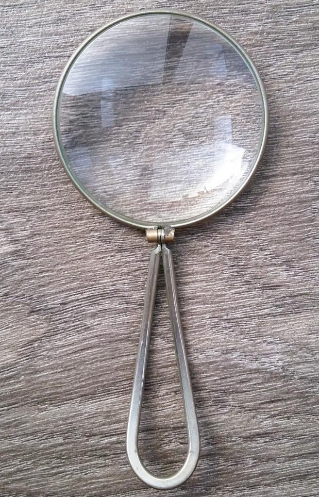 Om 1920-1930 Drukkerij Postzegel Loep Vergrootglas Leesloep, Antiek en Kunst, Antiek | Gereedschap en Instrumenten, Ophalen of Verzenden