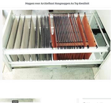 Set Alfabet A-Z Mappen voor Archiefkast Hangmappen L'oblique beschikbaar voor biedingen