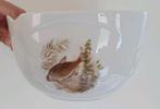2x grote kom servies met vis vissen Schwabap porselein 60's, Antiek en Kunst, Ophalen of Verzenden