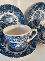 Vintage - Engelse Ironstone Kingswood - blauw, Ophalen of Verzenden