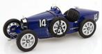 Bugatti T35 1925 Donker Blauw schaal 1/12 Norev 125703 LIM., Verzenden, Nieuw, 1:9 t/m 1:12, Auto
