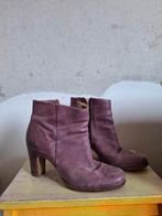 Ecco Leren Enkellaarsjes Maat 39 Aubergine, Kleding | Dames, Schoenen, Ecco, Overige kleuren, Lage of Enkellaarzen, Ophalen of Verzenden