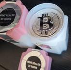 50x 1 oz zilveren munten Bitcoin, Verzenden, Zuid-Afrika, Goud