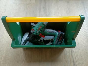 Speelgoed, Bosch gereedschap, toolbox, accuboormachine  beschikbaar voor biedingen