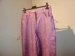 Studio Anneloes leder look broek paars wijde pijp Nieuw XS/S, Kleding | Dames, Broeken en Pantalons, Studio Anneloes, Verzenden