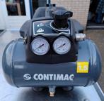 Contimac cm 200/8/6 compressor,top conditie,compleet met acc, Minder dan 25 liter, 6 tot 10 bar, Mobiel, Minder dan 200 liter/min