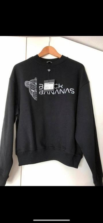 Nieuwe zwarte Black Bananas trui/ sweater mt XS