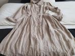 Prachtige linnen jas van Aurea Vita Stockholm maat S, Maat 38/40 (M), Beige, Ophalen of Verzenden, Zo goed als nieuw
