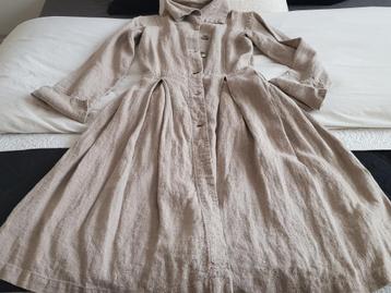 Prachtige linnen jas van Aurea Vita Stockholm maat S beschikbaar voor biedingen