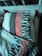 Dekbedovertrek roodbruin zebra, 210x190 cm, Dekbedovertrek, Gebruikt, Ophalen of Verzenden, Tweepersoons