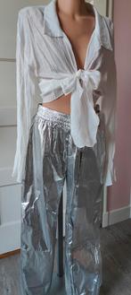 Zilver broek M shiny silver nieuwe broek boho Ibiza, Kleding | Dames, Broeken en Pantalons, Maat 38/40 (M), Overige kleuren, Nieuw