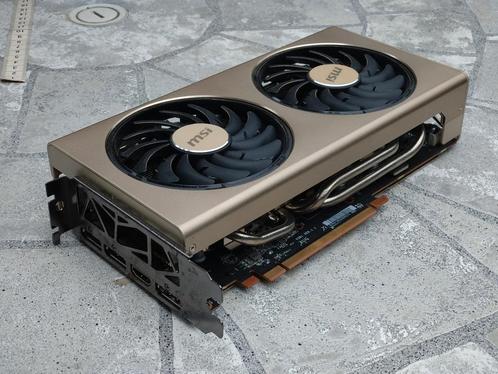 MSI AMD Radeon RX 5700 Evoke OC goudkleurig 8GB GDDR6, Computers en Software, Videokaarten, Zo goed als nieuw, PCI-Express 4.0