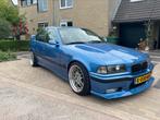BMW E36 325i, Auto's, Achterwielaandrijving, Zwart, Blauw, Alcantara