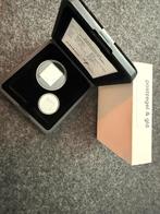 Zilveren Gulden Postzegel & Munt Set, Postzegels en Munten, Munten | Nederland, 1 gulden, Koningin Beatrix, Zilver, Ophalen of Verzenden