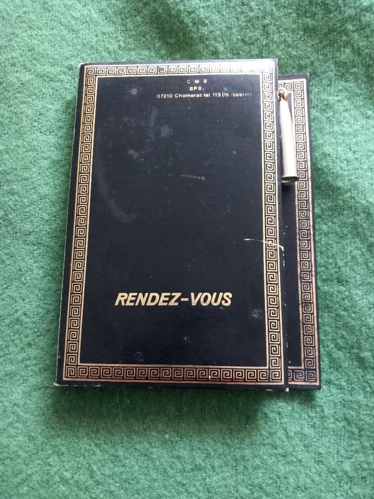 brocante vintage telefoon adressen notitieboekje rendez-vous, Ophalen