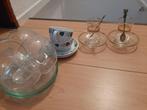 Theesetje, Ophalen of Verzenden, Overige stijlen, Kop(pen) en/of Schotel(s), Glas