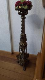 Gothische kandelaar, Antiek en Kunst, Ophalen, Koper of Brons