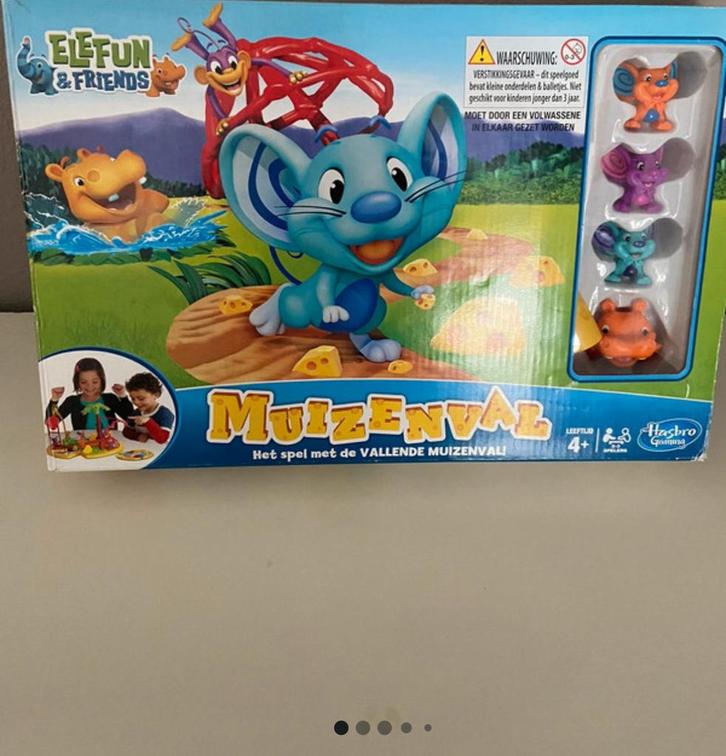 Muizenval spel, Hobby en Vrije tijd, Gezelschapsspellen | Bordspellen, Zo goed als nieuw, Drie of vier spelers, Ophalen of Verzenden