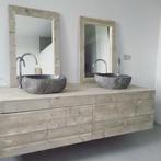 badmeubel steigerhout, Ophalen, Nieuw, 25 tot 50 cm, Wastafelkast