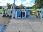 Goedkope kunststof kozijnen met dubbelglas, Ophalen, Kunststof, Raamkozijn, Zo goed als nieuw