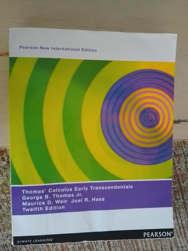 Thomas' Calculus Early Transcendentals 12e editie, Boeken, Wetenschap, Gelezen, Natuurwetenschap, Ophalen of Verzenden
