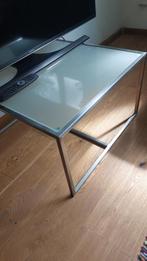 bijzettafel Ikea glas, Ophalen, Minder dan 45 cm, Gebruikt, Vierkant