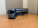 wsi scania r 440 met kiepende tankoplegger, Hobby en Vrije tijd, Modelauto's | 1:50, Nieuw, Ophalen of Verzenden, Bus of Vrachtwagen