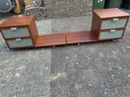 Nachtkastjes, Huis en Inrichting, Slaapkamer | Nachtkastjes, Ophalen, Gebruikt, Hout, Minder dan 55 cm