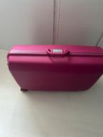 American Tourister grote roze koffer80 L., Ophalen, Gebruikt, Hard kunststof, Slot