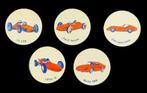 Race wagen serie spelden- 5 stuks, Verzenden, Nieuw, Transport, Speldje of Pin