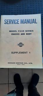 Datsun C110 chassis and body izgst .origineel., Auto diversen, Handleidingen en Instructieboekjes, Ophalen of Verzenden