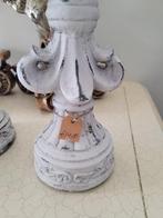 2 stenen Franse lelies 37 cm hoog p/st 14.95, Huis en Inrichting, Heikant 21 Kaatsheuvel, Belle Vieille Brocante, Ophalen of Verzenden