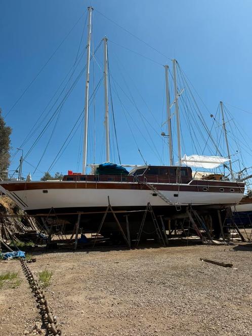 Zeilboot 20 meter, Watersport en Boten, Kajuitzeilboten en Zeiljachten, Zo goed als nieuw, Polyester, Diesel, Ophalen