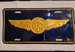 US Navy Aircrew Wings License Plate. Kentekenplaat., Ophalen of Verzenden, Luchtmacht, Amerika, Embleem of Badge