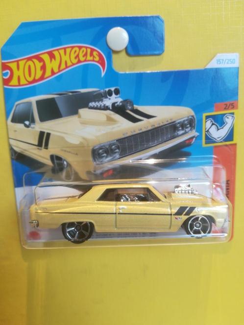 '64 Chevy Chevelle SS Hot Wheels Muscle Mania 2024, Hobby en Vrije tijd, Modelauto's | Overige schalen, Nieuw, Auto, Ophalen of Verzenden