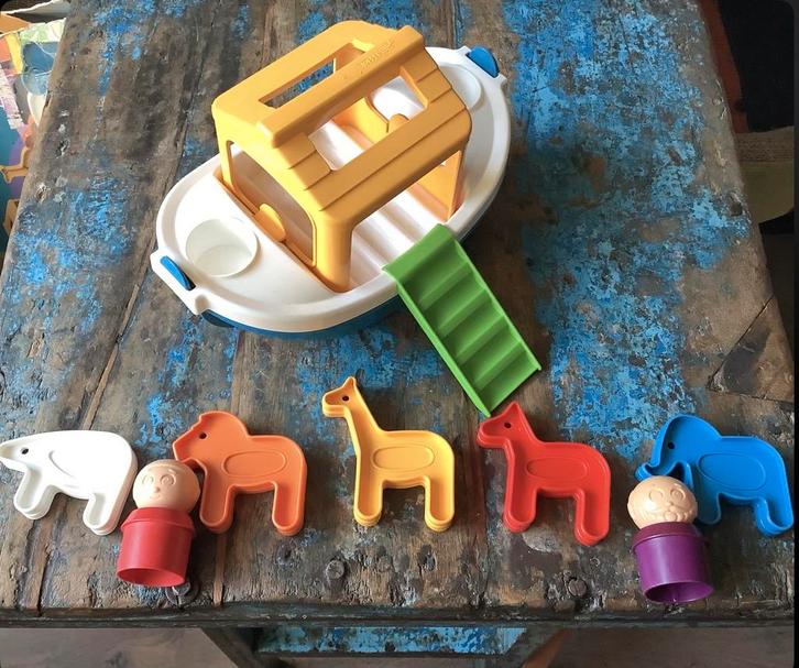 Tuppertoys, speelgoed van Tupperware, Noah’s ark met dieren, Kinderen en Baby's, Speelgoed | Babyspeelgoed, Zo goed als nieuw