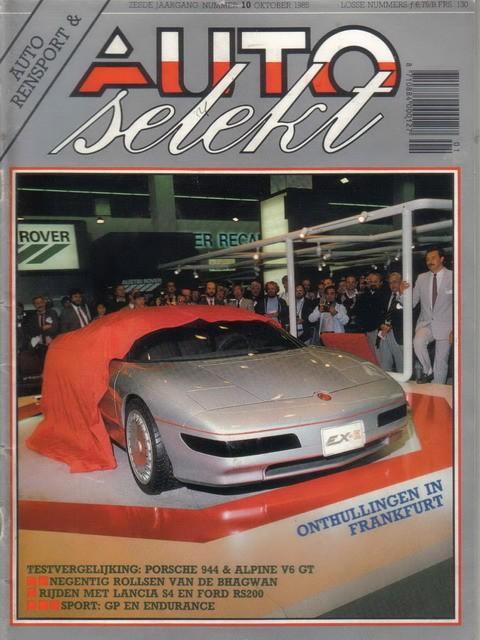 Autoselekt 10 1985 : Porsche 944 - Renault Alpine A610 V6 GT, Boeken, Auto's | Folders en Tijdschriften, Gelezen, Algemeen, Ophalen of Verzenden