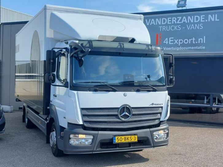 MERCEDES BENZ ATEGO 816L EURO6, Auto's, Vrachtwagens, Particulier, Te koop, Mercedes-Benz, Diesel, Euro 6, Automaat, Wit, Zwart