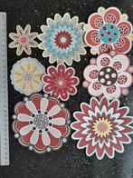 8x vintage bloemen die cuts journaling planner kaarten maken, Ophalen of Verzenden, Zo goed als nieuw, Versiering of Embellishment