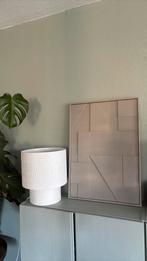 Schilderij/wandpaneel / reliëf kunstwerk – beige tinten, Ophalen of Verzenden