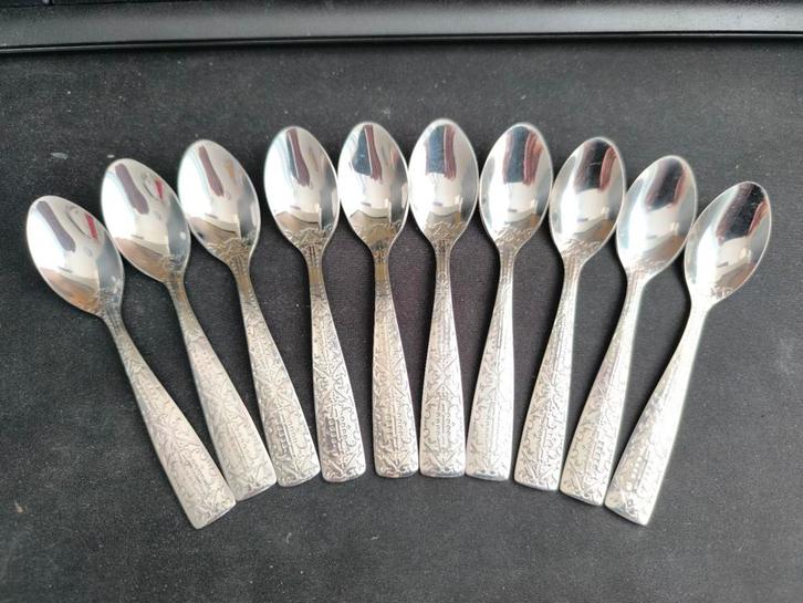 10 Marcel Wanders Theelepels, Antiek en Kunst, Antiek | Bestek, Ophalen of Verzenden