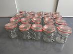 35 weckpotten ook in delen te koop, Huis en Inrichting, Keuken | Potten en Pannen, Ophalen of Verzenden, Zo goed als nieuw, Glas