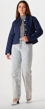 Jas fabienne chapot 38, Kleding | Dames, Jassen | Zomer, Maat 38/40 (M), Blauw, Ophalen of Verzenden, Zo goed als nieuw