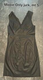 Mooie jurk only, mt S, kunstleer, Only, Zwart, Ophalen of Verzenden, Zo goed als nieuw