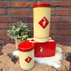 Vintage set van 3 verschillende blikken 'Bolletje', Verzamelen, Blikken, Ophalen of Verzenden, Gebruikt, Overige, Overige merken